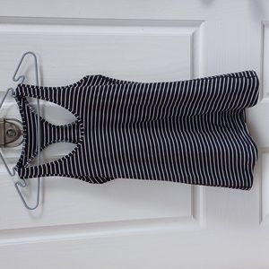LULULEMON Striped Racerback Yoga Tank Top Sz 4